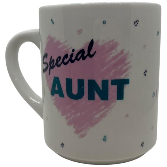 Special Aunt Coffee Mug Abbey Press 1990 Sentiment Gift Cup White - Picture 2 of 10